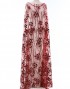 MIMOSA SEQUIN BEADED LACE IN MAROON