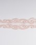 LAURA BORDER LACE BEADED IN PEACH