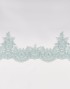 CLAUDIA BORDER LACE BEADED IN GREEN