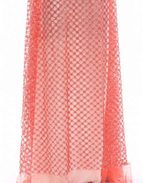 ASIYA BEADED LACE IN RED