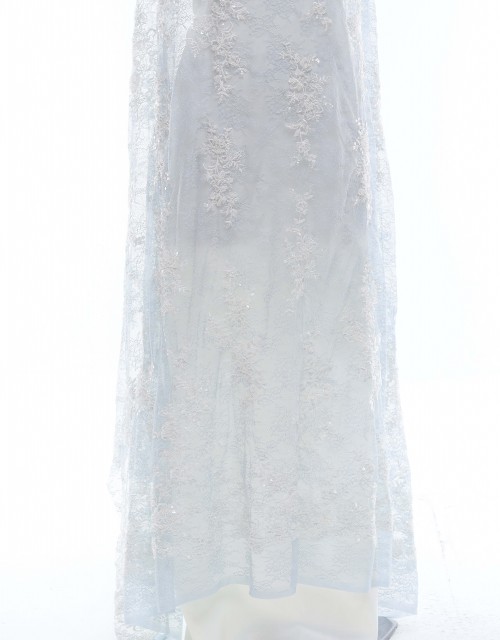 AMILY FRENCH BEADED LACE IN ICE BLUE