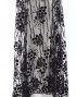MIMOSA SEQUIN BEADED LACE IN BLACK