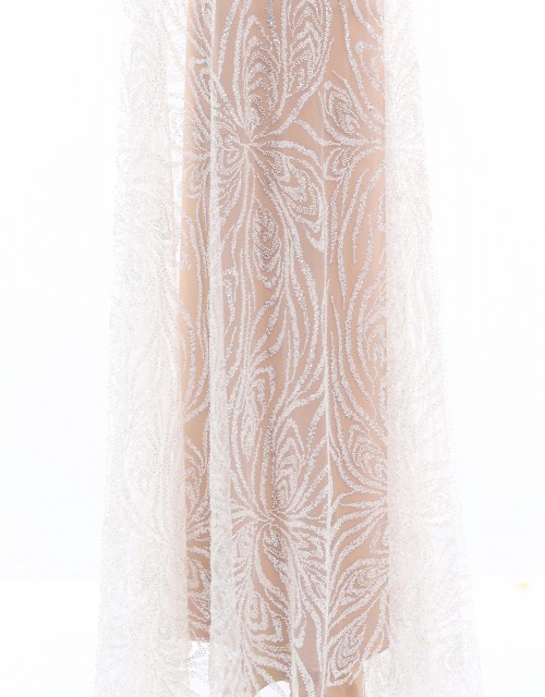 ORION BEADED LACE IN OFF WHITE