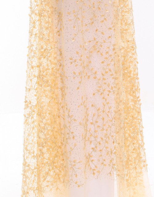 LAYLIN BEADED LACE IN PEACH