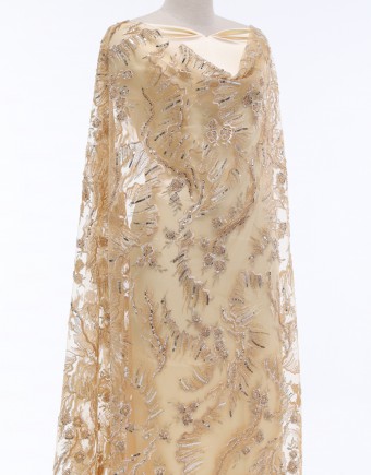 BRUCE SEQUIN LACE IN GOLD