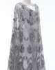 NASH HEAVY BEADED LACE IN PEWTER GREY