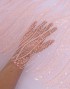 BLOSSOM PEARL BEADED LACE IN PINK