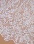 AMBER STONE BEADED LACE IN WHITE