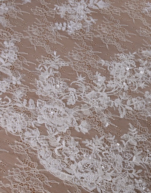 AMILY FRENCH BEADED LACE IN YELLOW