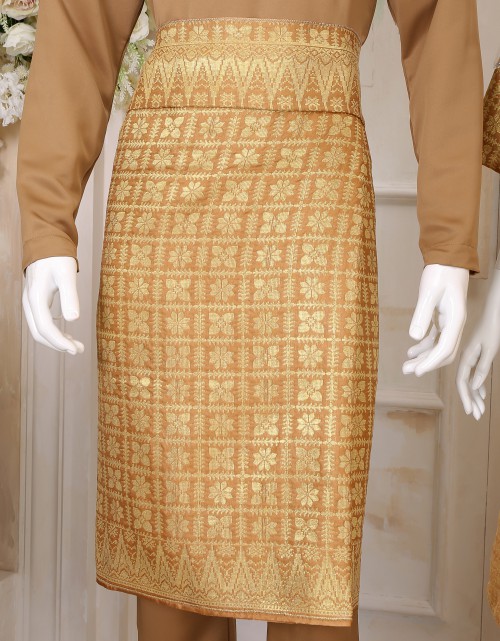 SONGKET SUIT 8 IN GOLDENROD